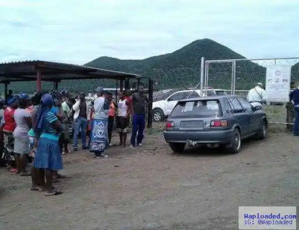 Photos: South African Gold Mine Collapses, Trapping More Than 100 Miners